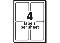 Avery Postage Meter Labels Permanent Adhesive 1 1 2 X 2 3 4 160 Labels 5288