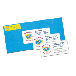 Avery Color Printing Labels Sure Feed Technology Permanent Adhesive Matte 2 X 4 200 Labels 8253