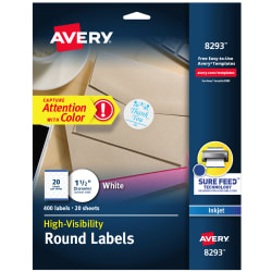 Avery Dennison 8293 Label for sale online 