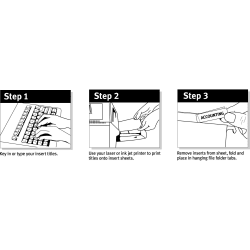 Avery Printable Tab Inserts For Hanging File Folders 1 3 Cut 3 1 2 11137