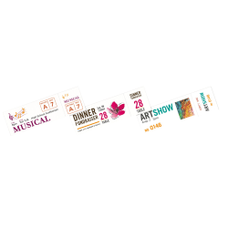 Avery Tickets With Tear Away Stubs Matte Two Sided Printing 1 3 4 X 5 1 2 200 Tickets 16154