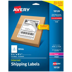 Avery Printable Fabric Pack Of 5 3384 Avery Com