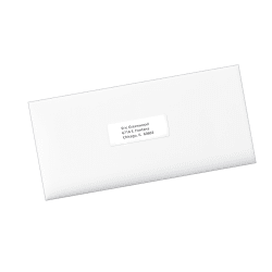 Avery Easy Peel Address Labels Sure Feed Technology Permanent Adhesive 1 X 2 5 8 300 Labels 18160