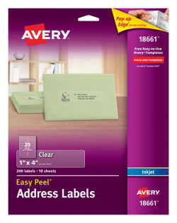 Avery 1x4 Label Template Best Label Ideas 2019