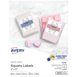 Avery 28371 White Ink Jet Printer Business Cards 80 Count- Open Partial  72782283711