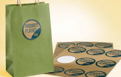 Avery Round Labels Print To The Edge Permanent Adhesive Kraft Brown 2 1 2 Diameter 90 Labels 22818