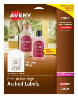 Avery 8165 Shipping Labels Permanent Adhesive 25 Labels