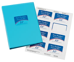 Avery Easy Peel Labels Print To The Edge Permanent Adhesive Glossy Clear Rectangle 2 X 3 80 Labels 22822
