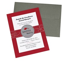 Avery Easy Peel Embossed Foil Labels Permanent Adhesive Matte Silver Round 2 96 Labels 22824