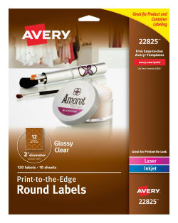 Avery Oval Labels Permanent Adhesive 2 X 3 1 3 80 Labels