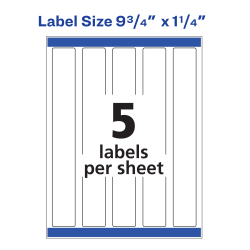 Avery Wrap Around Label Template