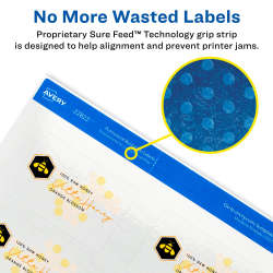 Avery® Glossy Clear Labels, 2