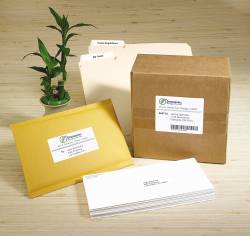 Avery Ecofriendly Address Labels Permanent Adhesive 1 X 2 5 8 3 000 Labels 48460