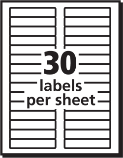 Avery Ecofriendly File Folder Labels Permanent Adhesive 2 3 X 3 7 16 1 500 Labels 45366