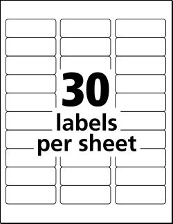 Avery templates 18660