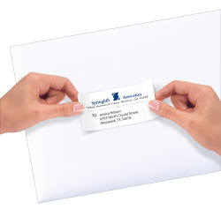 Avery Repositionable Shipping Labels Sure Feed Technology Repositionable Adhesive 2 X 4 250 Labels 58163