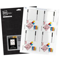 Avery® GHS Secondary Container Labels, Preprinted, Handwrite Only, 3.5