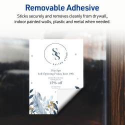 Laser printer adhesive labels