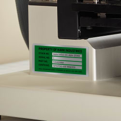 Avery® PermaTrack™ Metallic Asset Tag Labels, 3-3/4
