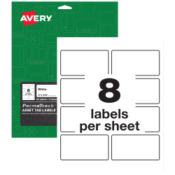Avery Shipping Labels Print To The Edge 200 Labels 6873