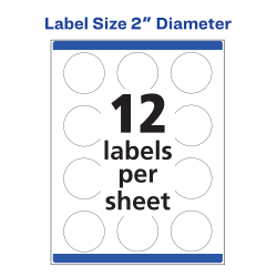 Printable Waterproof Labels, 120ct 2