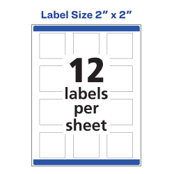 Printable Waterproof Labels, 120ct 2
