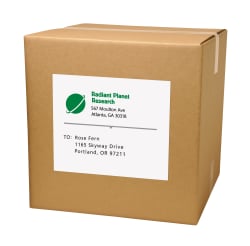 Avery Shipping Labels 8-1/2