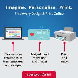 Avery Easy Peel Labels True Print Print To The Edge Glossy Oval 1 1 2 X 2 1 2 180 Labels 22804