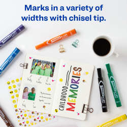 Marks A Lot Permanent Markers Large Desk Style Size Chisel Tip