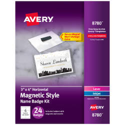 Avery Insert Refills Id Cards