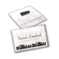 Avery Secure Magnetic Name Badges Durable Plastic Holders Heavy Duty Magnets 3 X 4 24 Badges 8780