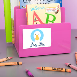 Avery Adhesive Name Badges 2 1 3 X 3 3 8 400 Badges 5395