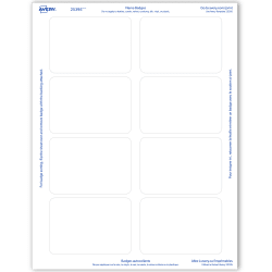 Avery Adhesive Name Badges 2 1 3 X 3 3 8 400 Badges 5395