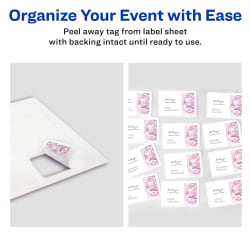 Avery Adhesive Name Badges 400 Badges 5395 Avery Com