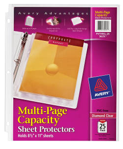 Avery Big Tab Insertable Dividers Clear Tabs 5 Tab Set