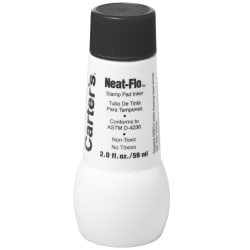 Neat-Flo Stamp Pad Inker, 2 oz Bottle, Black - ASE Direct