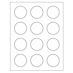 Template For Avery Print To The Edge Round Labels 2 Diameter Avery Com