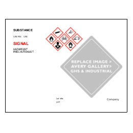 UltraDuty GHS Chemical Labels Predesign Templates | Avery.com