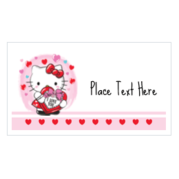 Hello Kitty Name Template Printable Pregnancy Test Kit