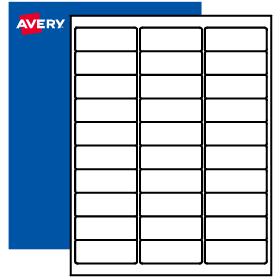 1 X 2 5 8 Printable Labels By The Sheet In 25 Materials Avery