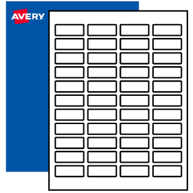 2 3 X 1 3 4 Blank Rectangle Labels Print To The Edge Avery