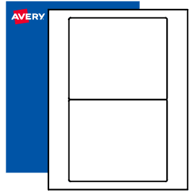 5 X 6 Blank Rectangle Labels