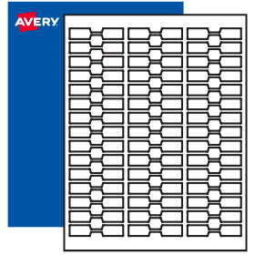 1 2 X 2 1 2 Blank Barbell Jewelry Labels