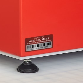 Permatrack Silver Asset Tags Metal Barcode Labels Avery Weprint