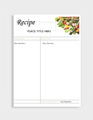 recipe avery epicurean card recipes