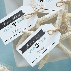 wedding place card labels