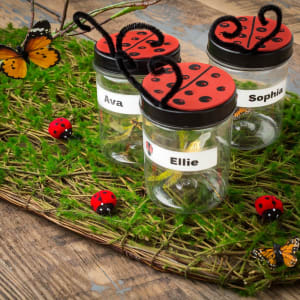 These jars are ready for the outdoors! Self-laminating labels are waterproof, UV resistant and resist scuffing, tearing and smudging.