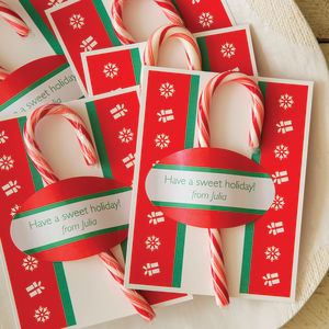 Candy cane cards