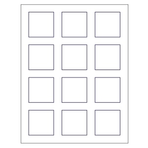 Avery 22822 Printable Blank Rectangle Labels; 2" X 3"; Glossy Crystal