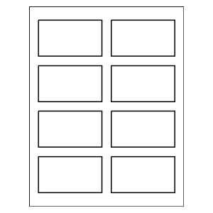 thumbnail image 2 of Avery Printable Business Cards - 2.5x3.5 Inch Rounded Corner Matte White Cardstock, 300 Count 2 of 13